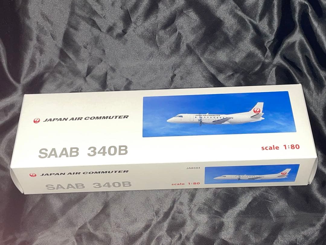 [美品]JAC 日本エアコミューター サーブ340B 1/80 JALUX