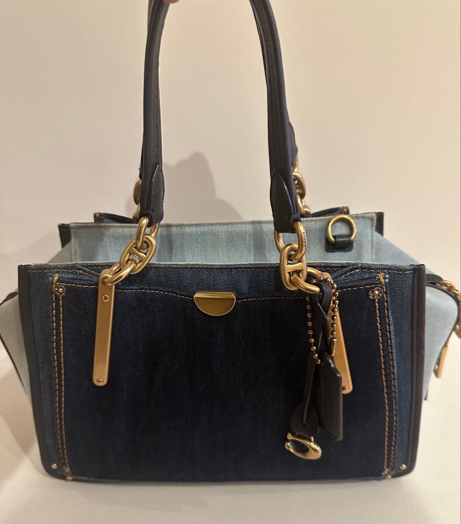 最終価格　美品 COACH　コ－チ　ドリーマ－　デニムショルダーバッグ 2way