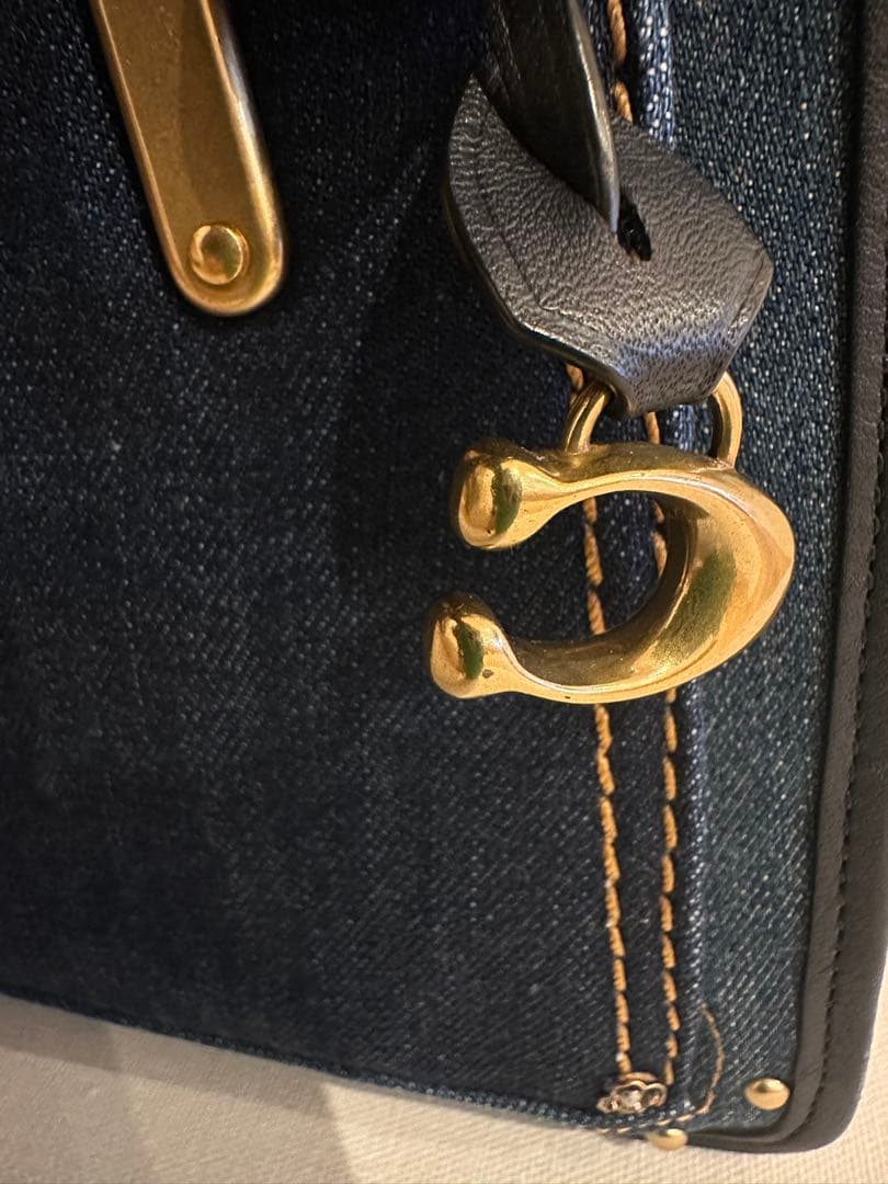 最終価格　美品 COACH　コ－チ　ドリーマ－　デニムショルダーバッグ 2way