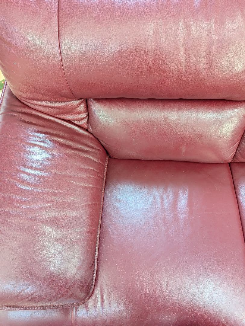 みちみち　ニトリ　ロゾ　ソファー　赤　レッド　中古　直接取引可（静岡県）