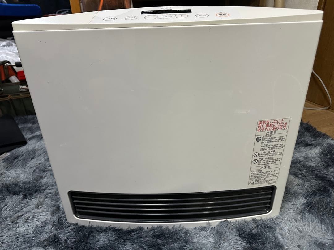 ①都市ガス用　ガスファンヒーター GFH-4003S-W5 ホース付き1週間保証