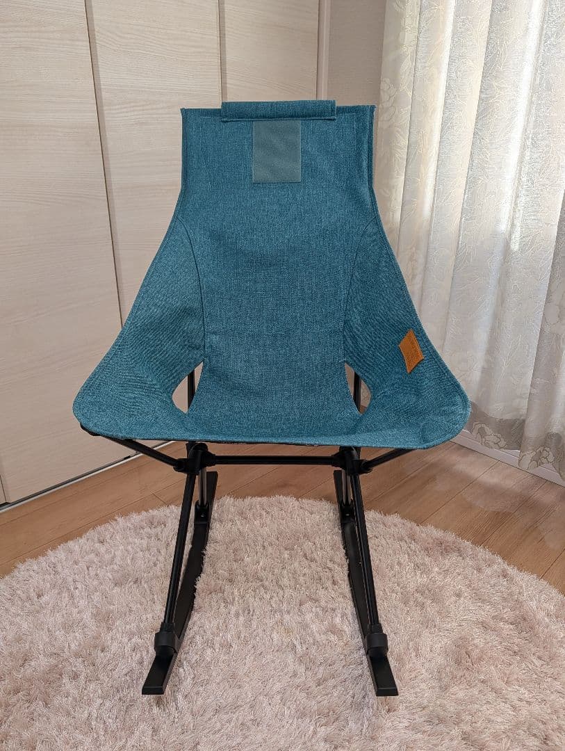 ヘリノックス サンセットチェア ラグーンブルー ロッキングフット付き