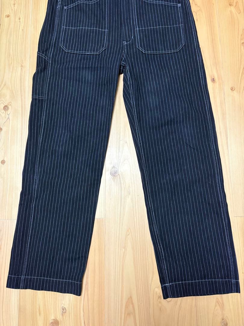 Schottショットオールドヒッコリー オーバーオール　ブラック　Mサイズ