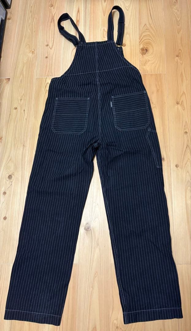 Schottショットオールドヒッコリー オーバーオール　ブラック　Mサイズ