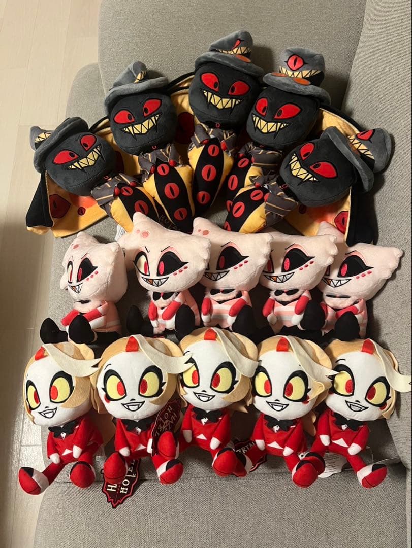 ハズビン・ホテルへようこそおすわりぬいぐるみ　チャーリー等ラウンドワン限定15個