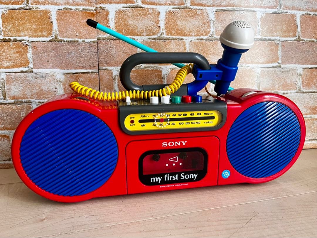 【整備品】my first Sony CFS-2020 ラジカセ　電源付き