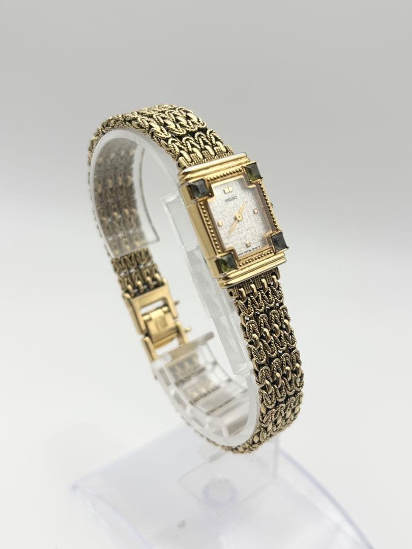 SEIKO セイコー 1E20-5A7A レディース腕時計 ゴールド スクエア型