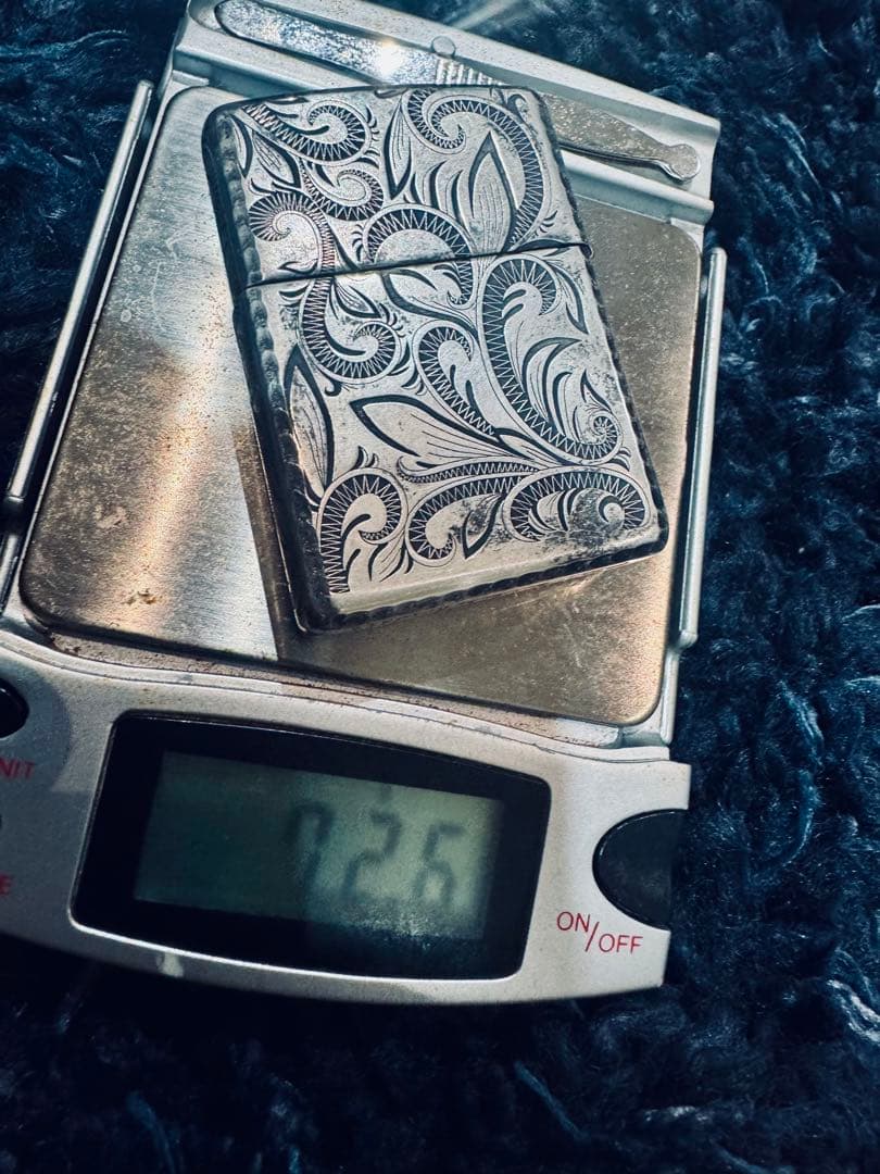 純銀×五面彫刻×Armor （70g） Zippo
