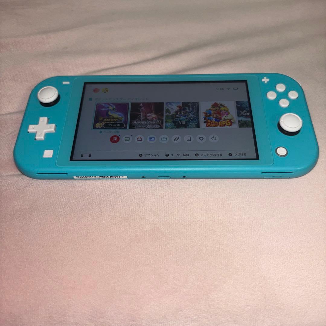 任天堂　Switch Lite 動作確認済み　美品　ターコイズブルー