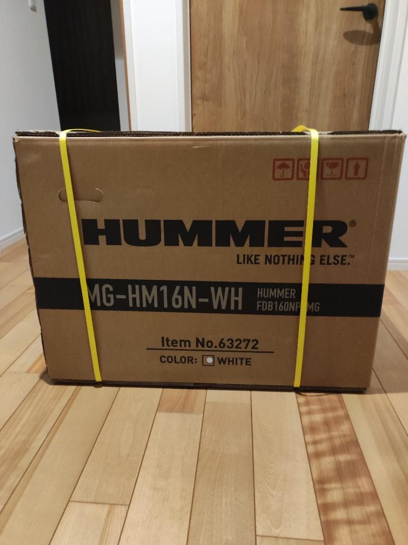 【新品】HUMMER 16インチ 折りたたみ自転車 MG-HM16N-WH