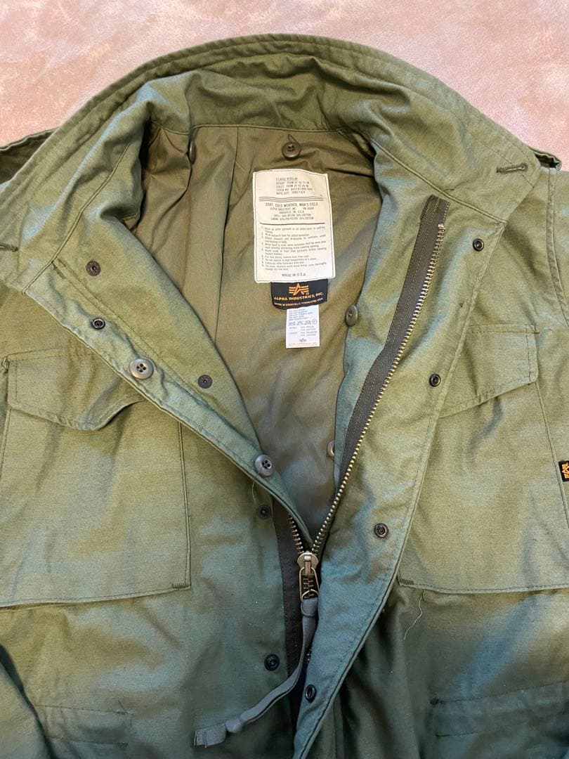 ALPHA INDUSTRIES ミリタリージャケット X-LARGE 未使用