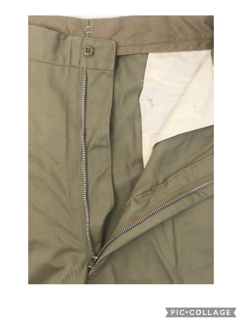 50s60s 米軍U.S.marinesチノ34/35 デッドストック　army