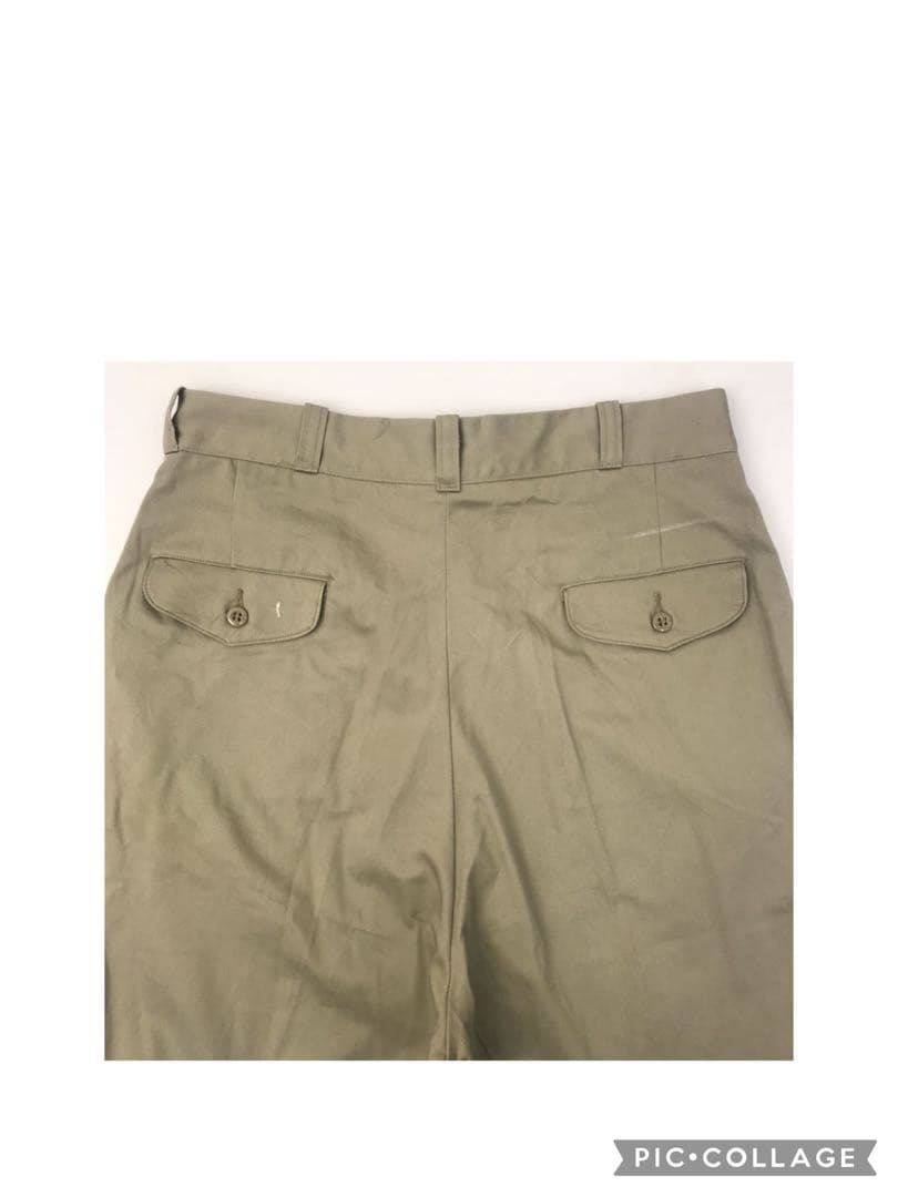 50s60s 米軍U.S.marinesチノ34/35 デッドストック　army