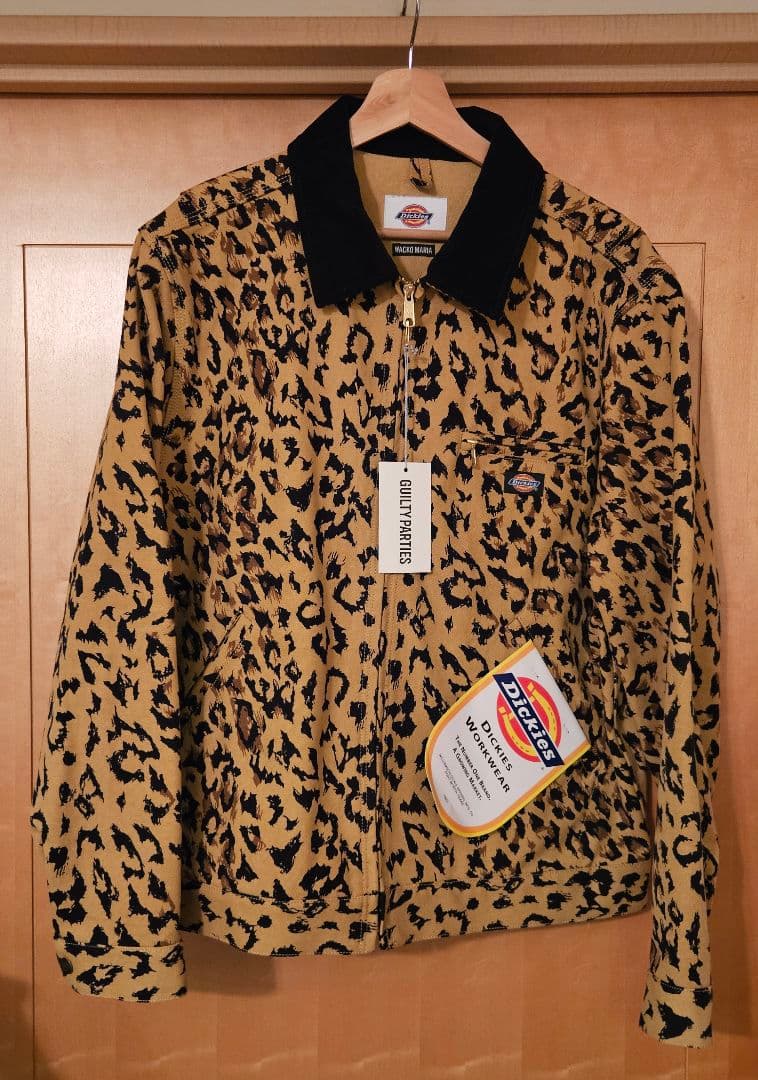 新品XL ワコマリア DICKIES LEOPARD WORK JACKET