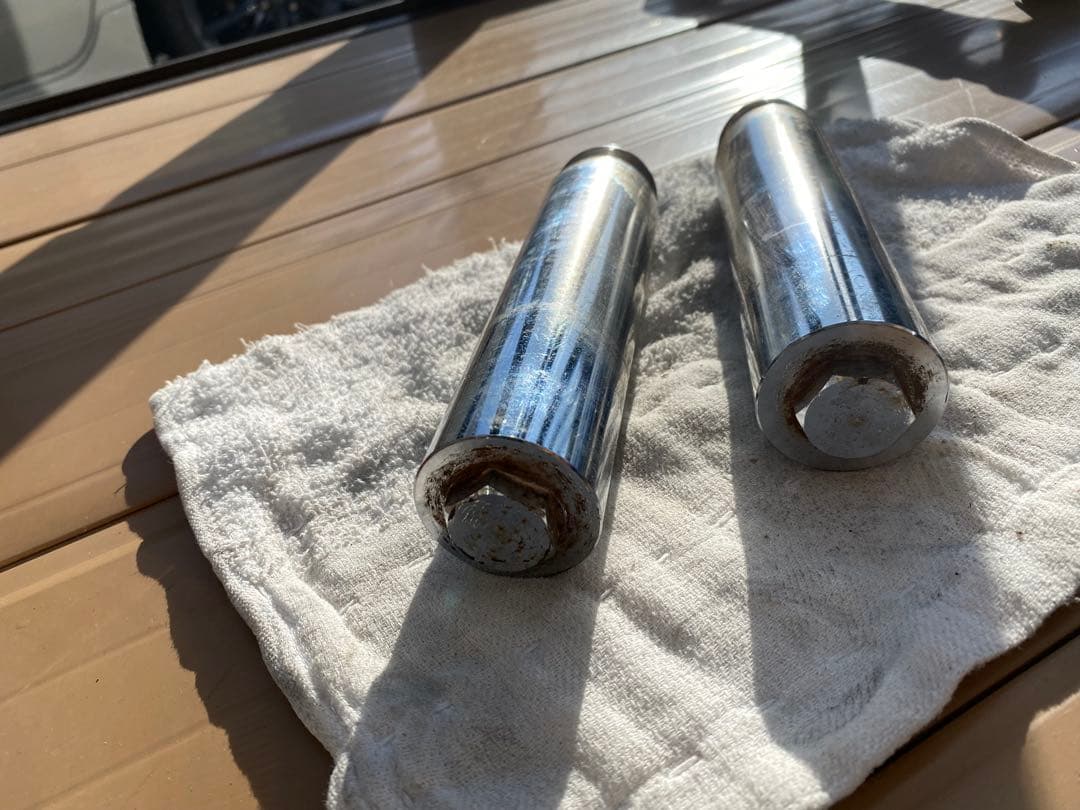 シャドウ400 トリプルツリー　可変式 150mmフォークジョイントセット