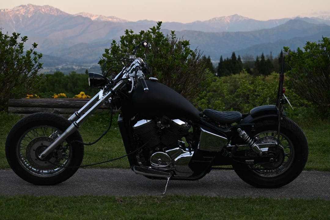 シャドウ400 トリプルツリー　可変式 150mmフォークジョイントセット