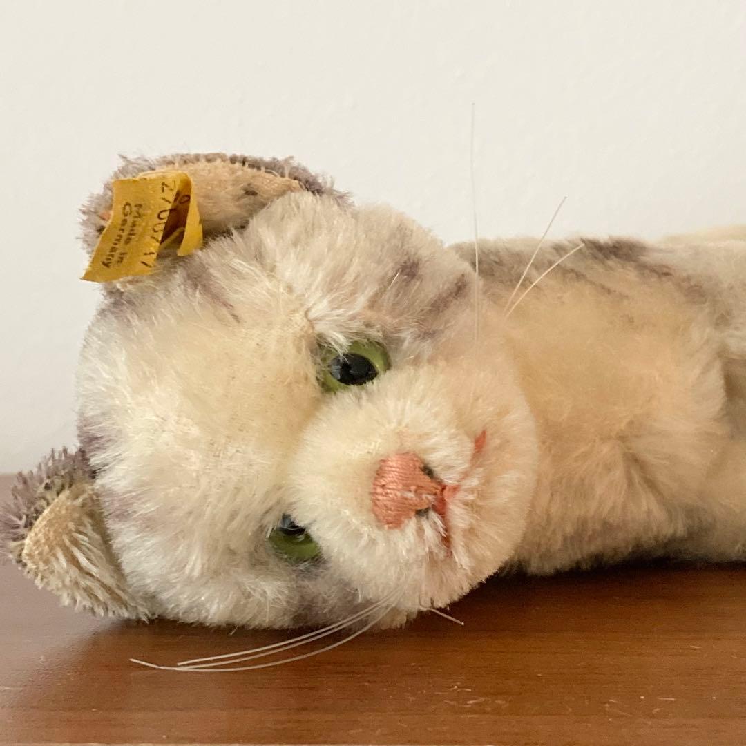 DEMPA　猫のスージー　オールドシュタイフ　猫　ぬいぐるみ　ヴィンテージ