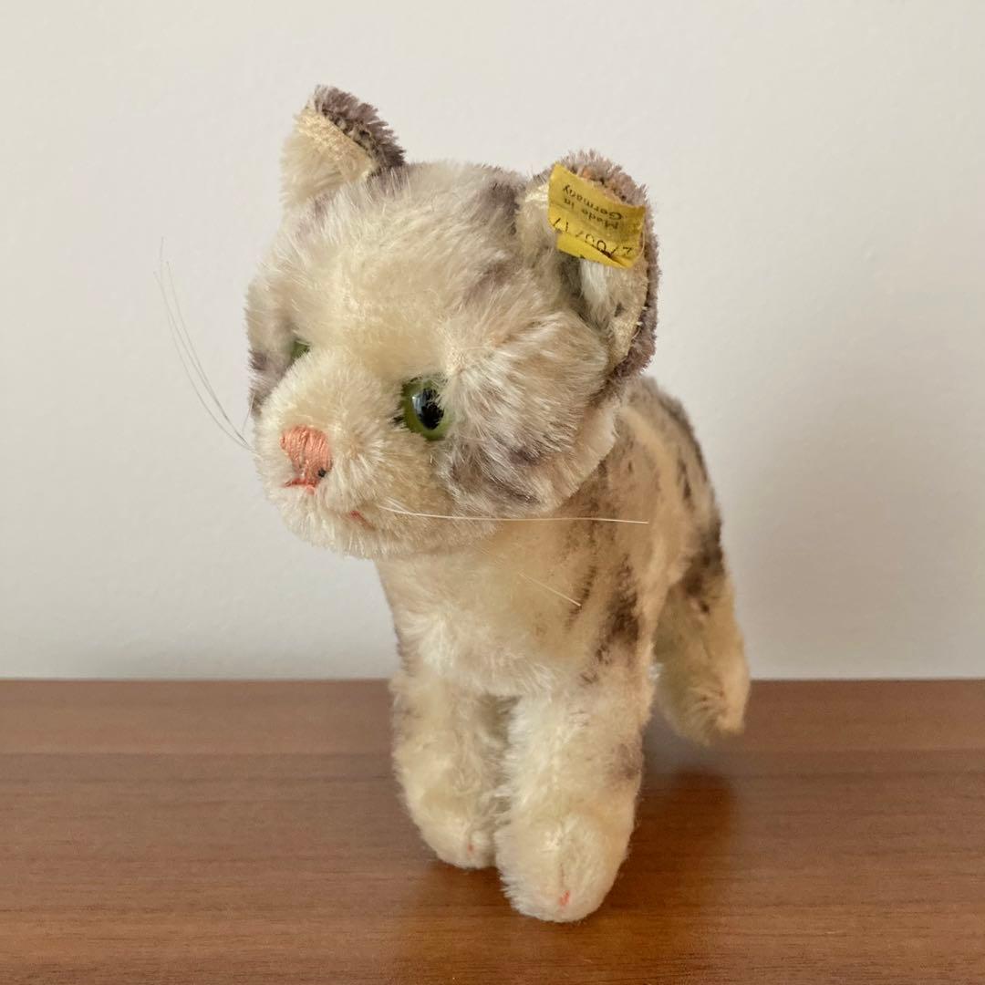DEMPA　猫のスージー　オールドシュタイフ　猫　ぬいぐるみ　ヴィンテージ