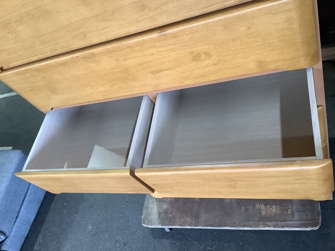 ニトリ ハイチェストオウカ2 90HC LBR 洋服タンス