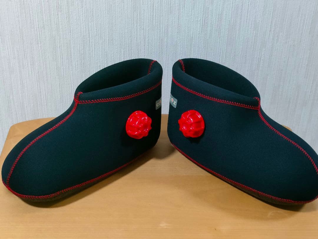 クロッツ やわらか湯たんぽ 足用ショート　ブラック　Sサイズ