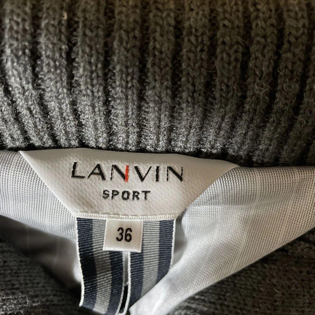 LANVIN SPORT 中綿切替 フルジップ ワンピース