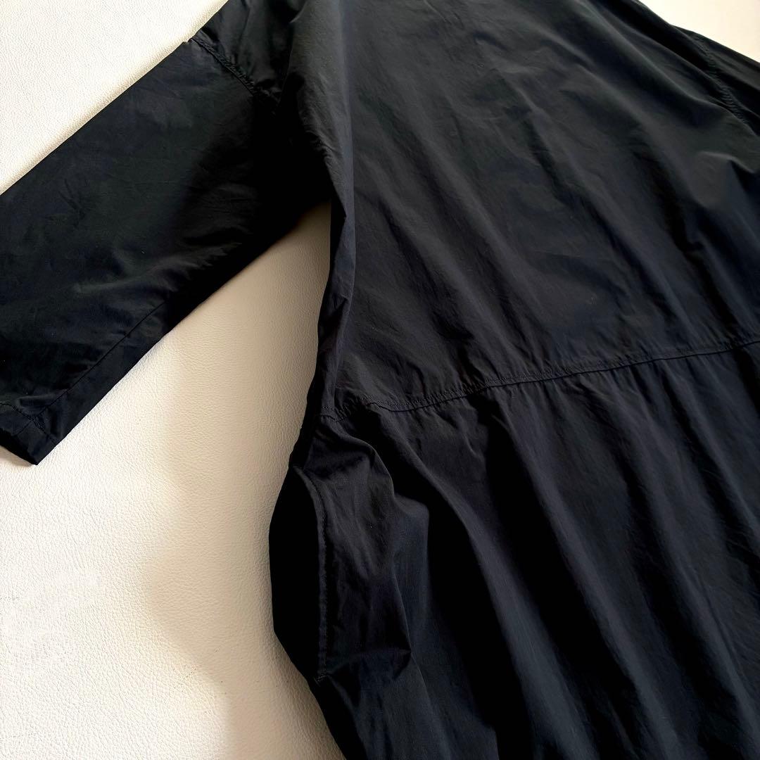 ◆美品◆1.4万◆ICHI◆大きいサイズ感◆ゆったり長袖マキシワンピース◆黒◆F