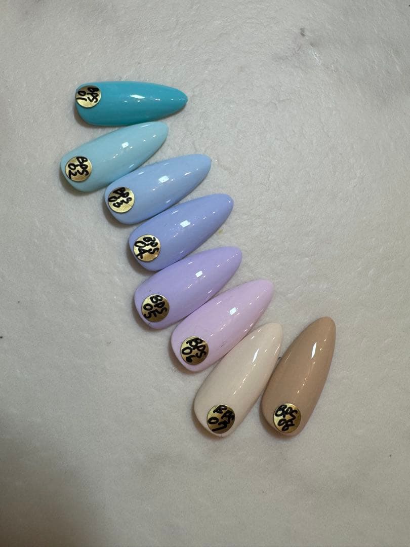 Barbie カラージェル　パステル8色セット