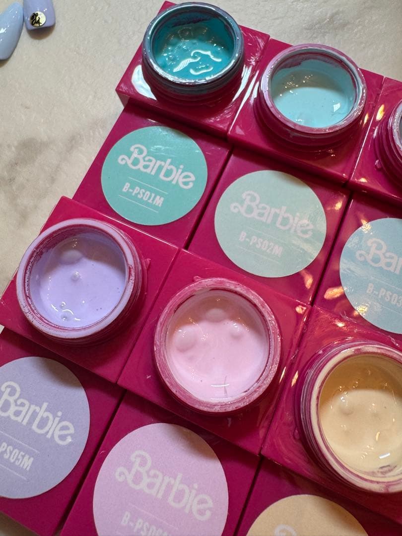 Barbie カラージェル　パステル8色セット