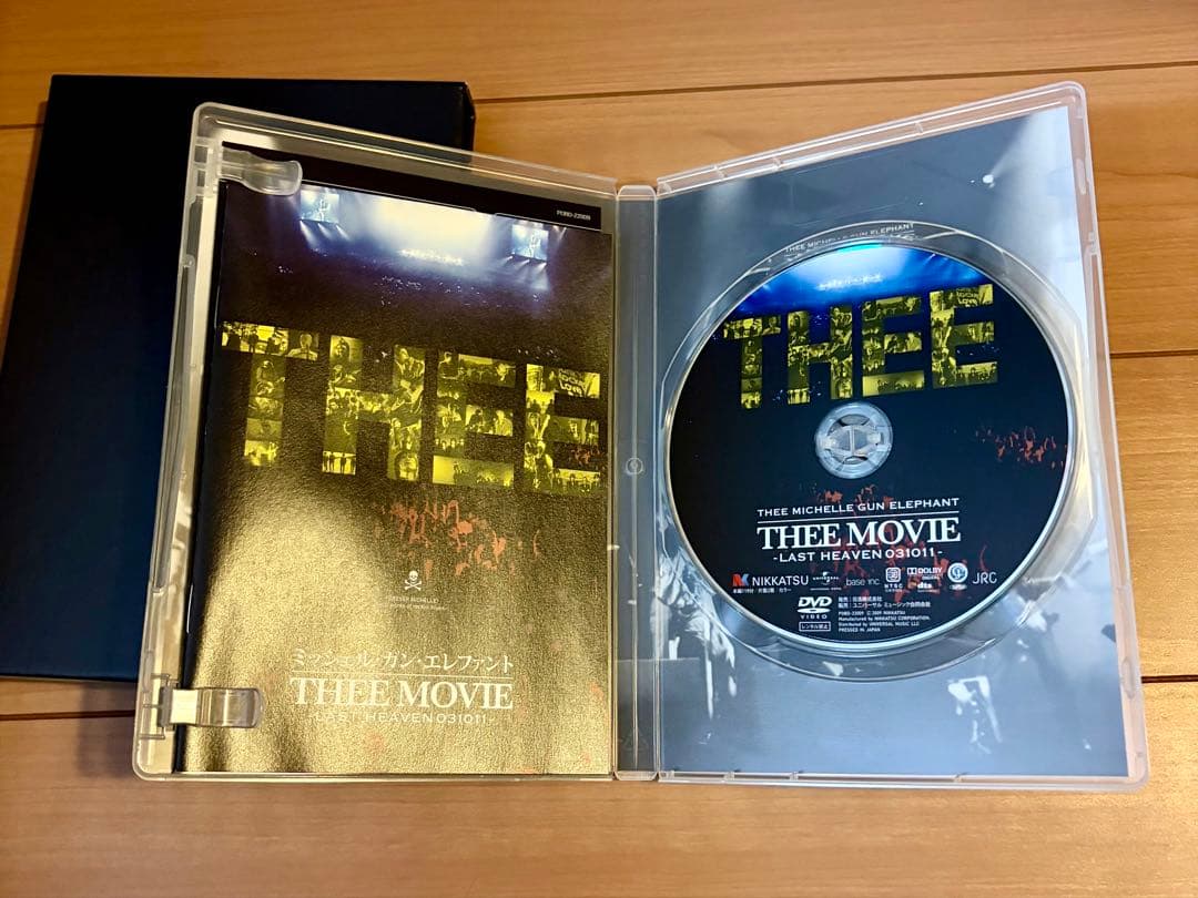 ミッシェルガンエレファントTHEE MOVIE DVD初回盤 30THステッカー