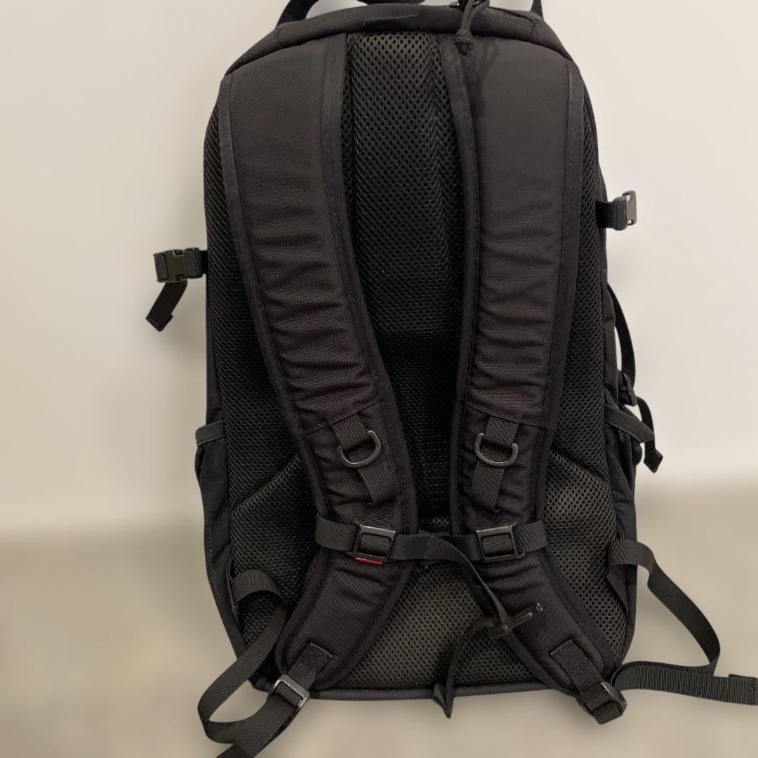 バッグ Supreme 18ss Tape Logo Back Pack Black
