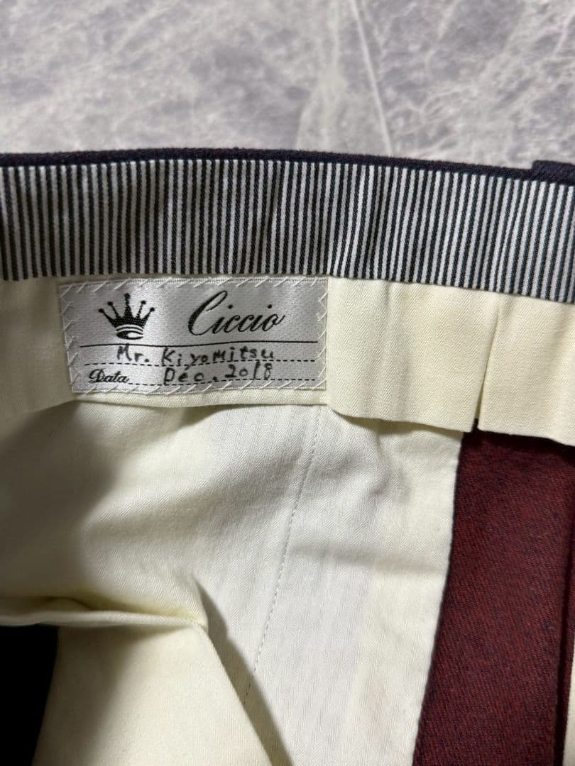 SARTORIA CICCIO Bespoke チッチオ デニム コットンパンツ