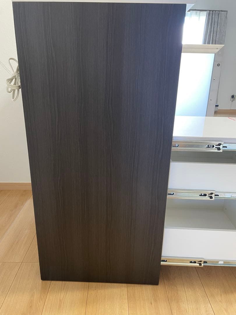 うみんちゅ【 ニトリ Ｎポスティア 90BK 食器棚 】