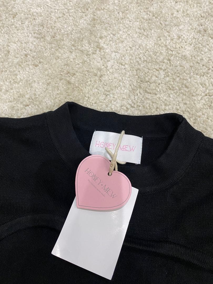 ミシェルマカロン ハニーミュウ モノグラムアンサンブルワンピース グレー XS