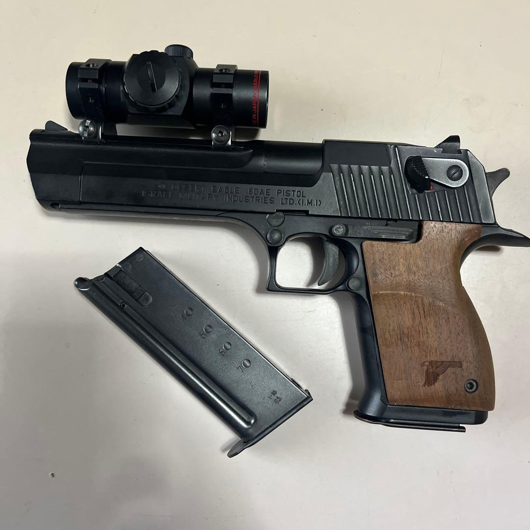 東京マルイ　デザートイーグル（ガスガン）予備マガジン&スコープ付き