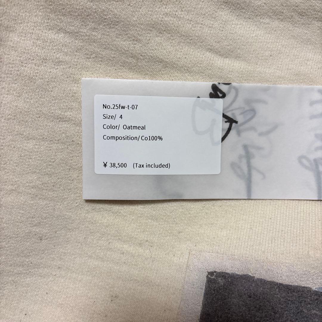 新品未使用 KHOKI スウェット オートミール サイズ4 25AW
