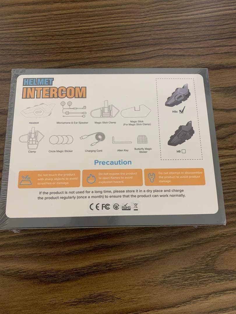 ヒロ2台セット バイクインカム 8人同時通話 防水 インカム バイク用