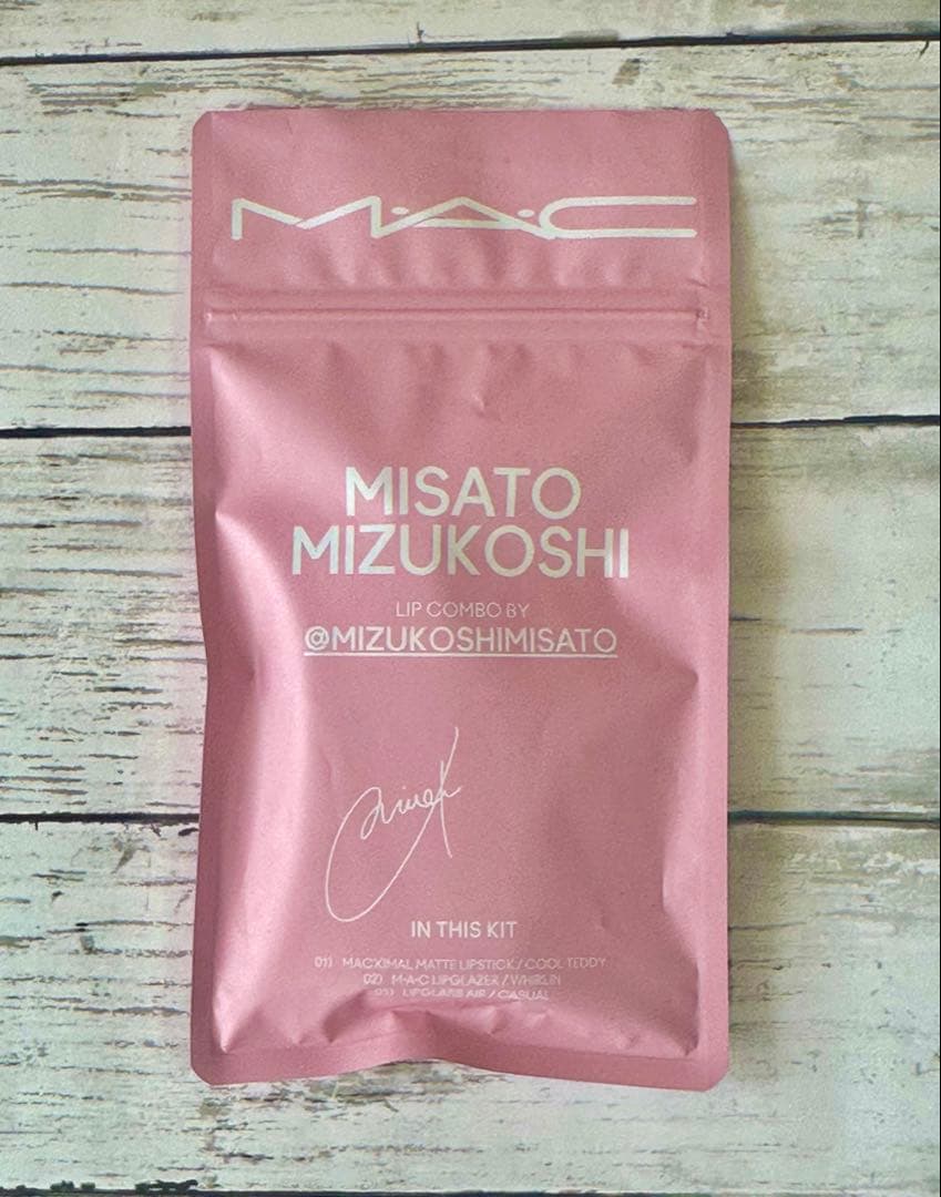 MAC 水越みさと リップ コンボ ピンク リップライナー リップガラス 限定品