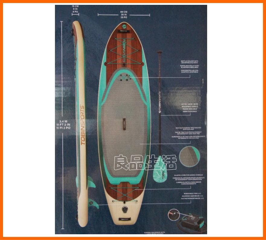 新品即決★Tobin Sports♪SUP♪サップ♪5点！スタンドアップパドルボ