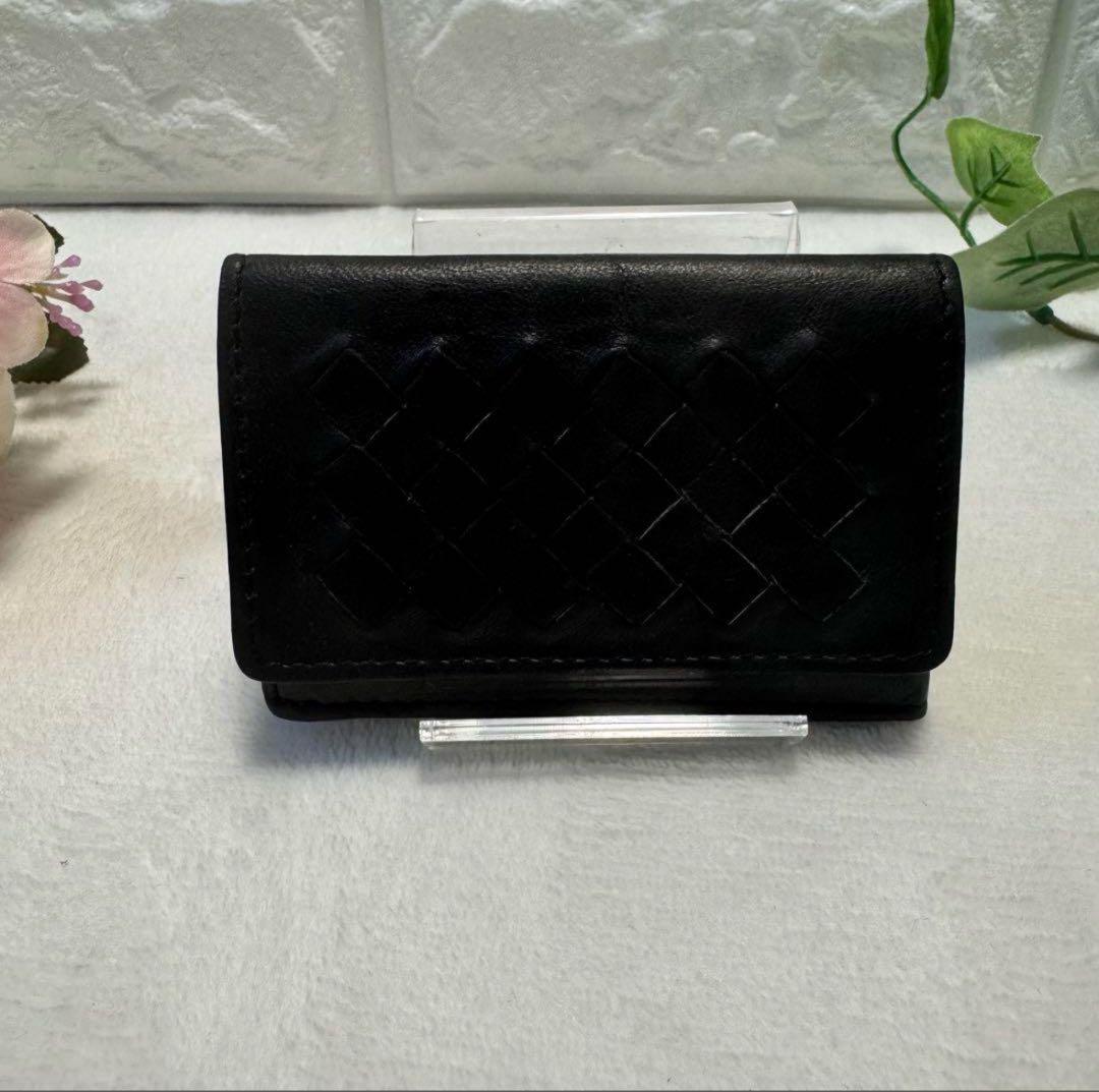 ボッテガ　イントレチャート　カードケース　レザー　本革