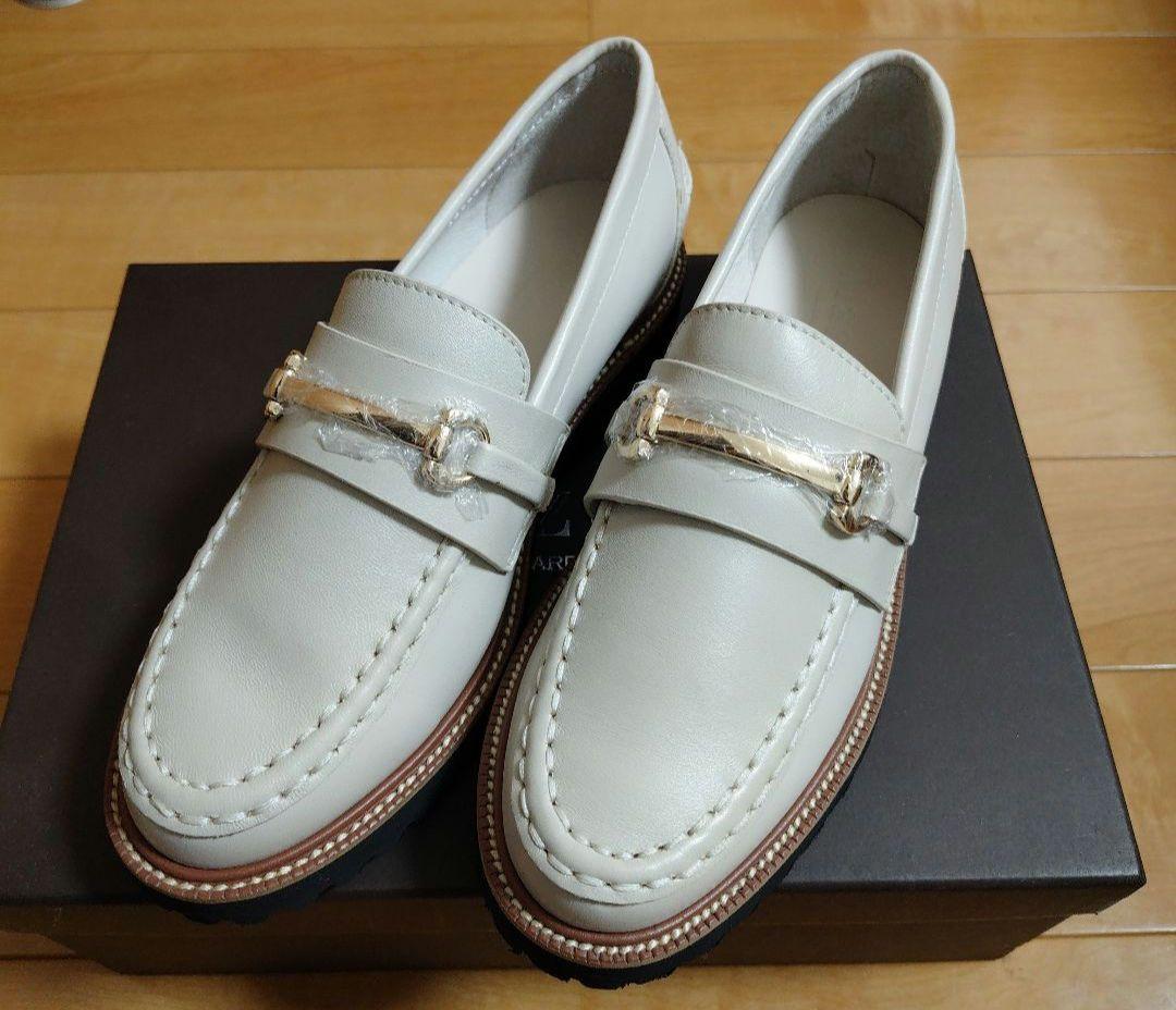 新品 BARNYARDSTORM トラックソールビットローファー size38