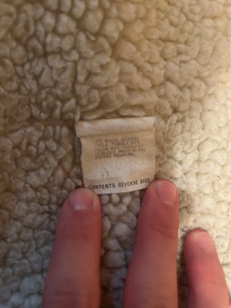 80s LEVI'S ボア付きデニムジャケット アメリカ製