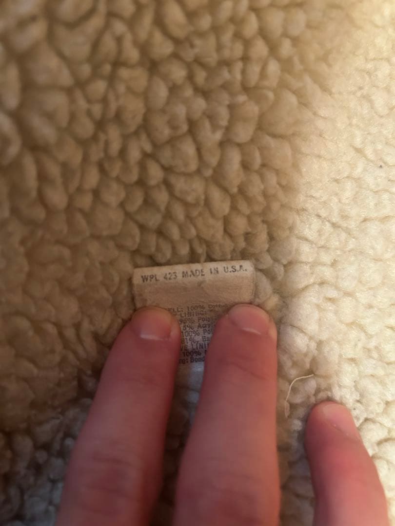 80s LEVI'S ボア付きデニムジャケット アメリカ製