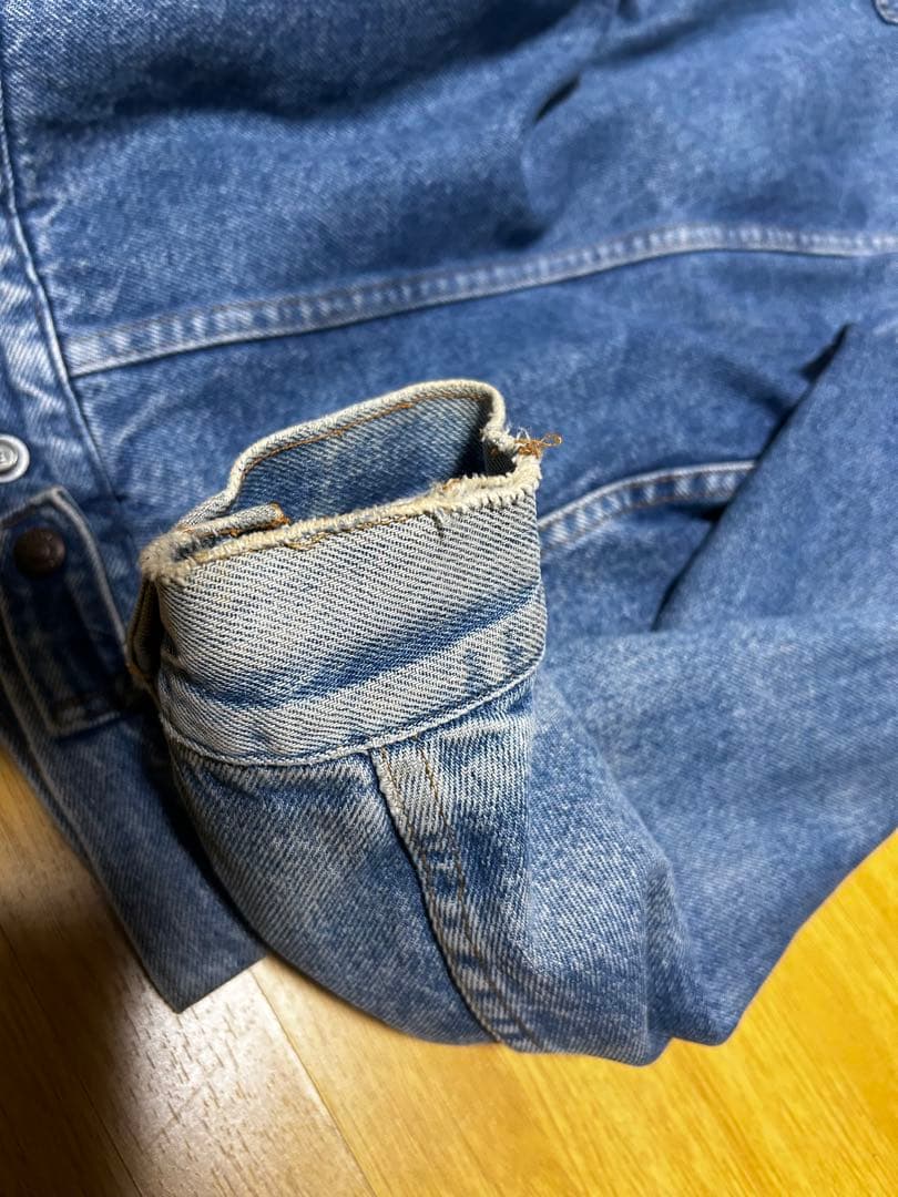 80s LEVI'S ボア付きデニムジャケット アメリカ製