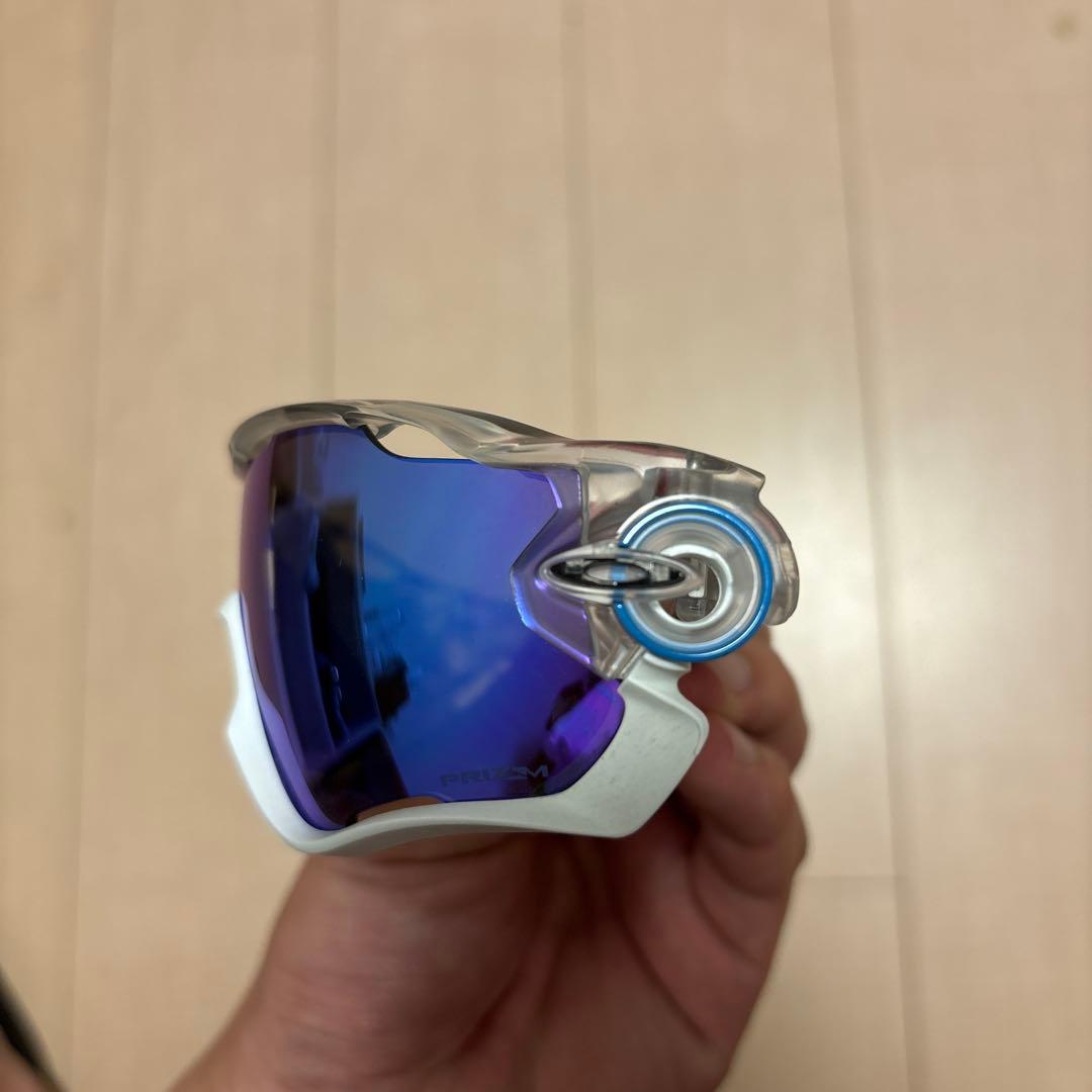 Oakley サングラス 紫レンズ クリアフレーム