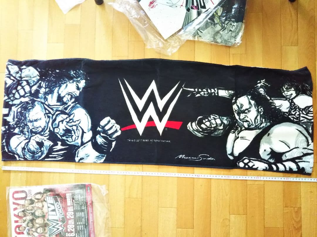 WWE LIVE TOKYO 2019グッズ タオル 中邑真輔