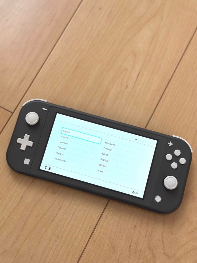 美品 Nintendo Switch Lite グレー 本体