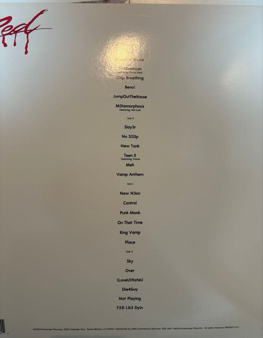 whole lotta red PlayboiCartiレコード2枚セット