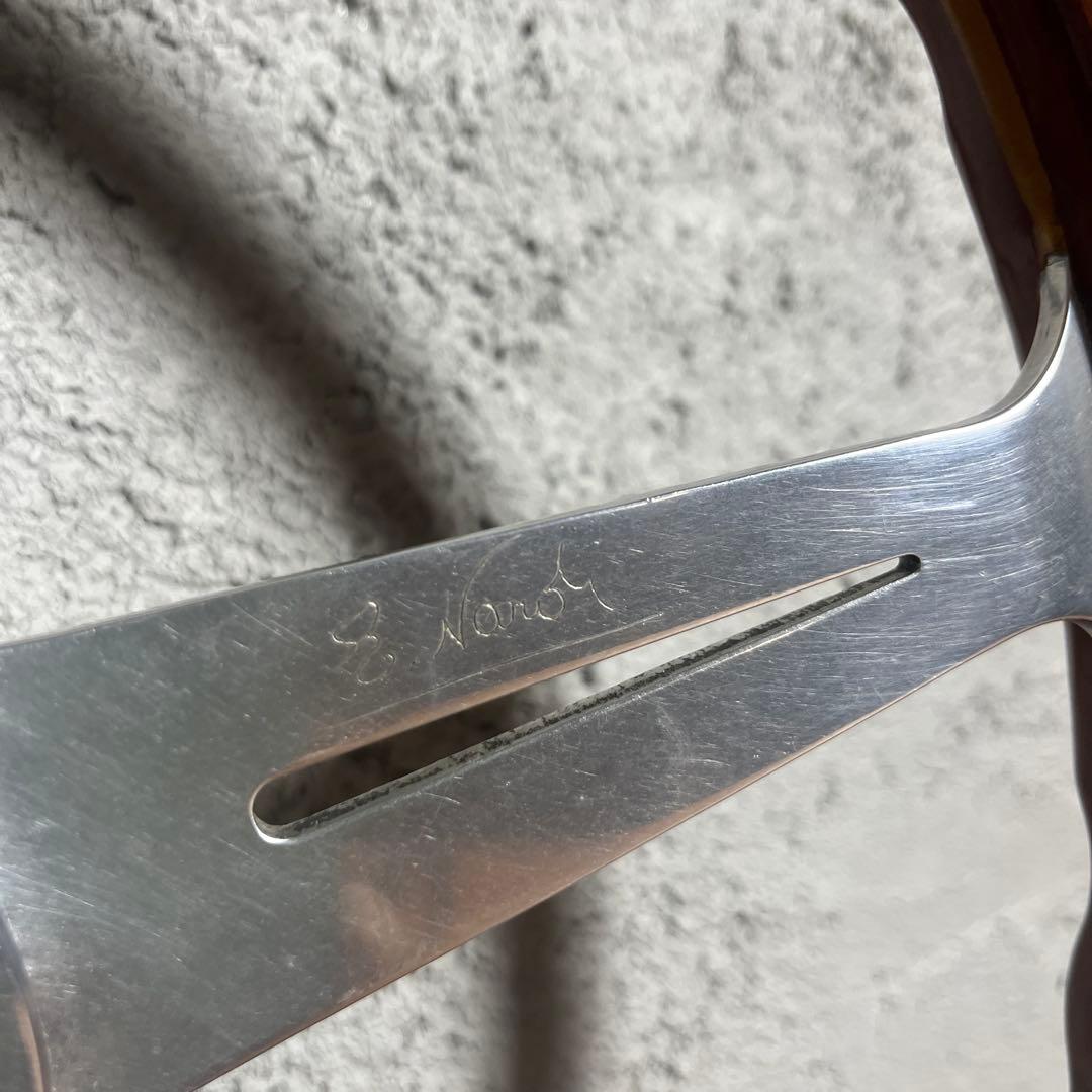 【希少ビンテージ】NARDI ナルディウッドステアリング 36φ ボス付き