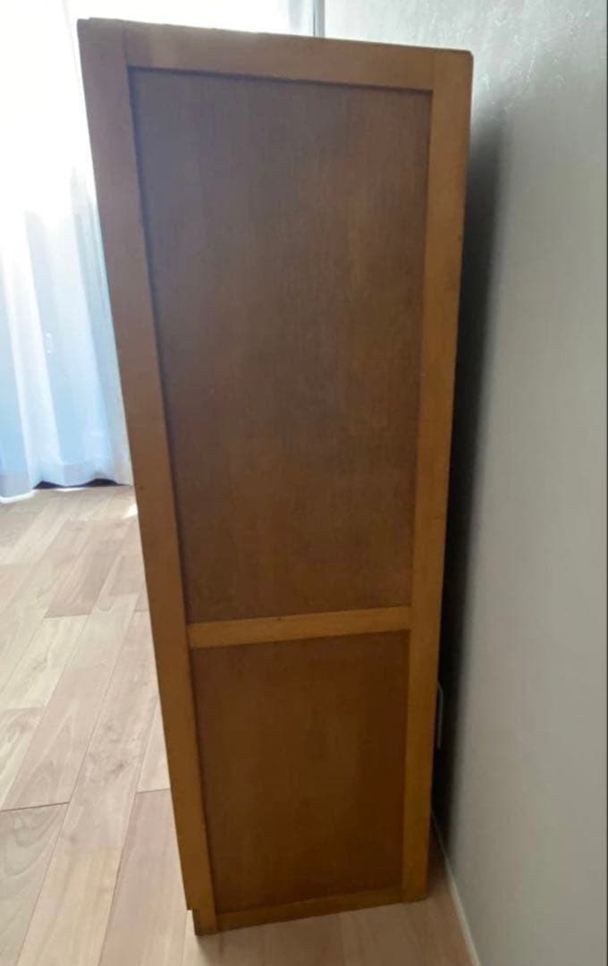 【送料込】古い木の食器棚　水屋　一点もの古家具