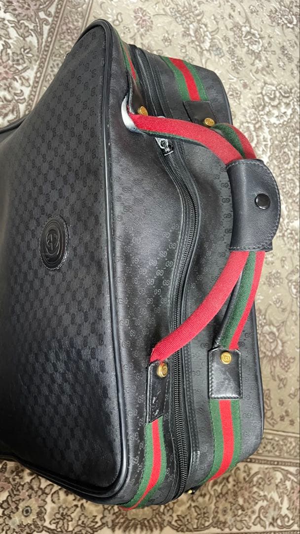 GUCCI ハンドバッグ 黒 ヴィンテージ